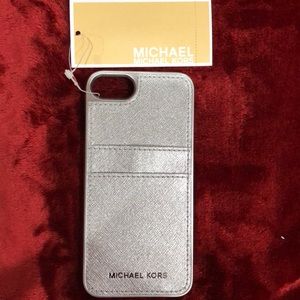 iPhone 7/8 Michael Kors case Silver